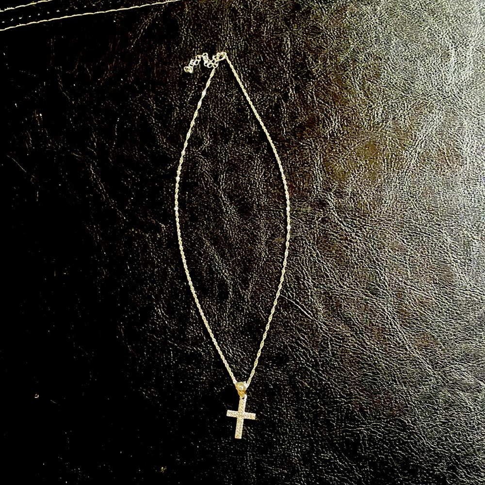 silver necklace